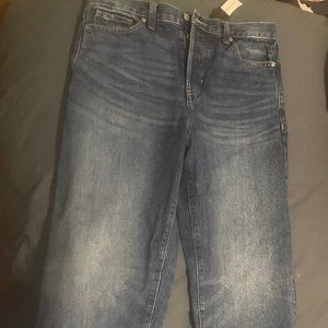 Banana Republic petite barrel jeans
